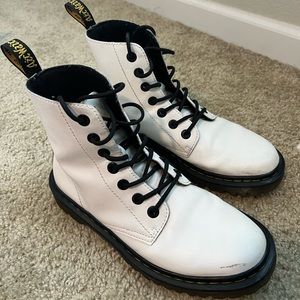 White Dr. Martens